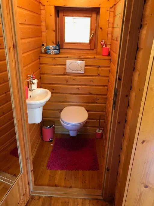 Houten Chalet/Bungalow In Het Bos, Sauna, Jacuzzi Meijel Eksteriør billede